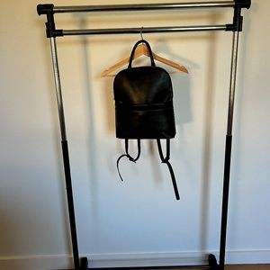Slim Black Backpack